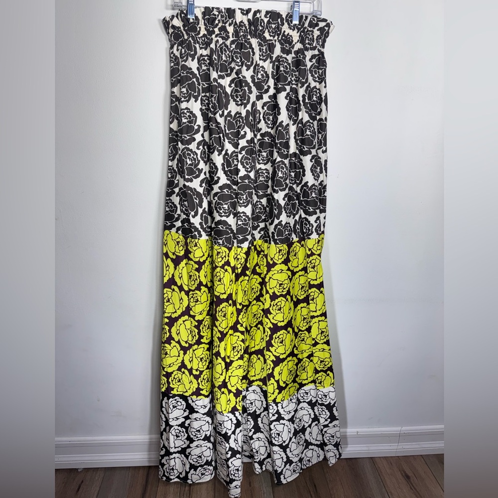 Tory Burch Strapless Long Dress Madeline’s Roses XL - Picture 6 of 6